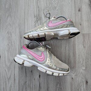 vintage Nike | Zoom Air Explosion silver pink futuristic sporty sneakers WMS 9.5